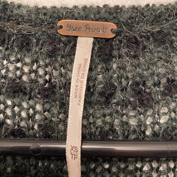 Free People Striped Green “smile like you”Duster - Picture 5 of 8